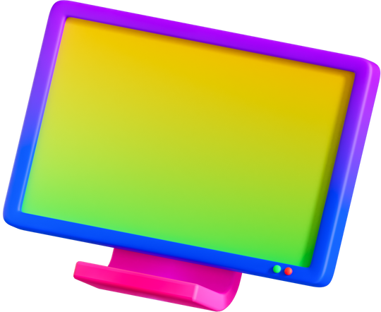 3D Smooth Gradient LCD Screen